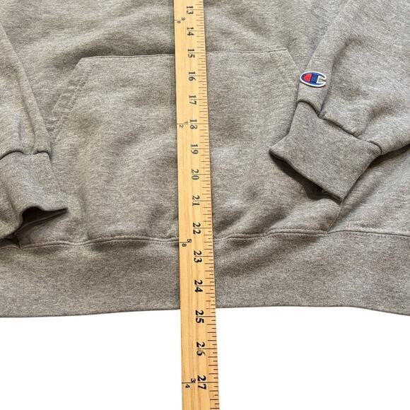 Champion USCG Coast Guard Hoodie Sweatshirt Heather Gray Size Medium Embroidered - Picture 6 of 7